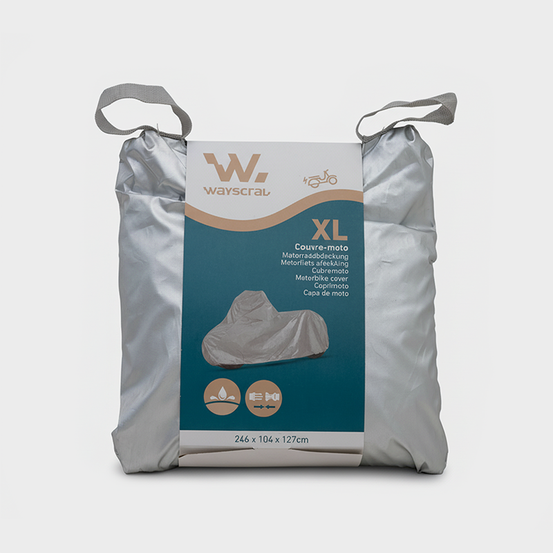 Housse de protection doublée WAYSCRAL pour moto / scooter – Taille XL